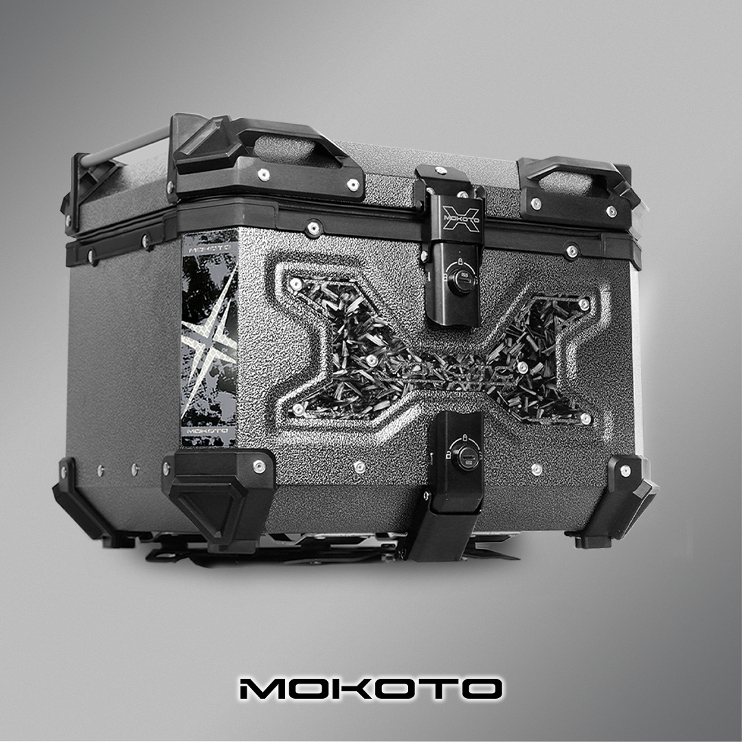 MOKOTO 45L ALLOY TOP BOX X DESIGN V3 ANTI SCRATCH