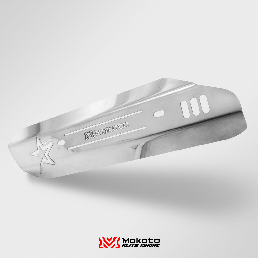 MOKOTO ELITE MUFFLER COVER STAINLESS STEEL 304 CLICK V1 V2 V3 V4