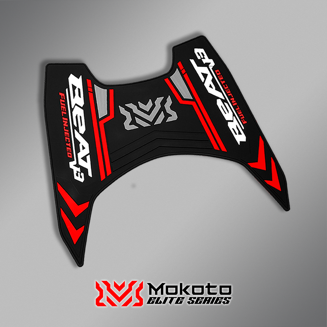 MOKOTO ELITE SERIES BEAT FI V3 FOOTBOARD RUBBER MATTING WITH EMBOSSED LOGO
