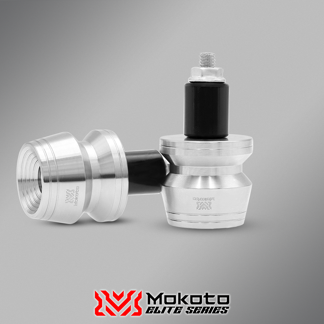 MOKOTO ELITE HANDLE BAR END STAINLESS UNIVERSAL