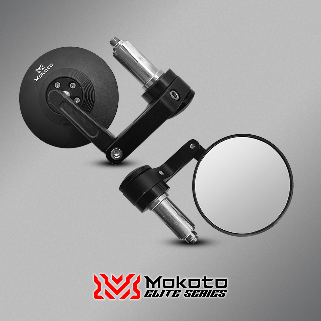 MOKOTO ELITE SERIES BAR END SIDE MIRROR OASIS UNIVERSAL