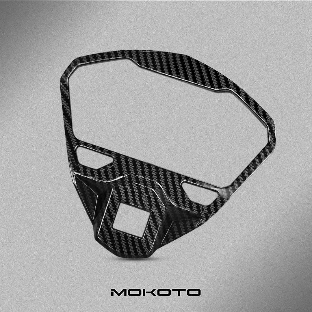MOKOTO GAUGE PANEL COVER CLICK V3 CARBON