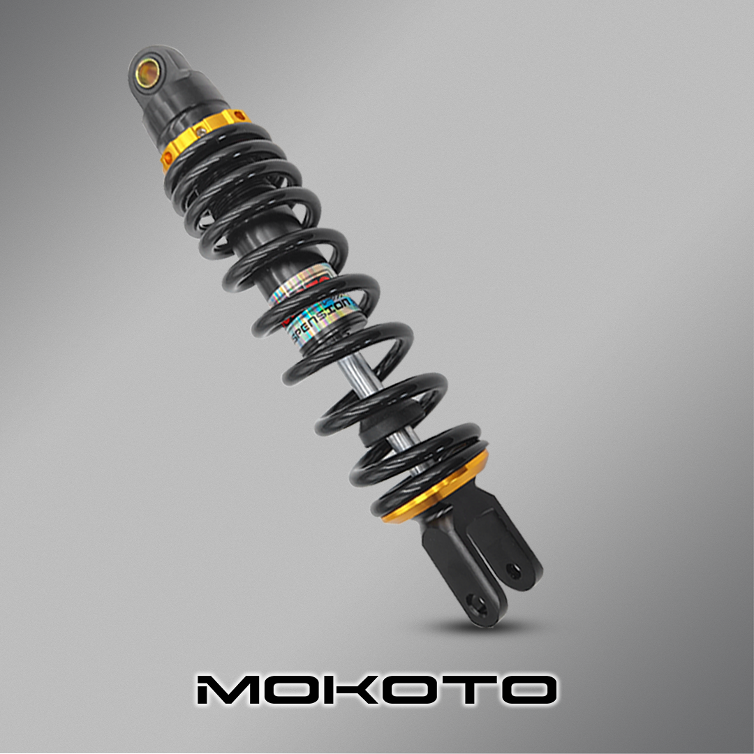 MOKOTO MIO HIGH SUSPENSION REAR SHOCK ABSORBER 300MM UNIVERSAL