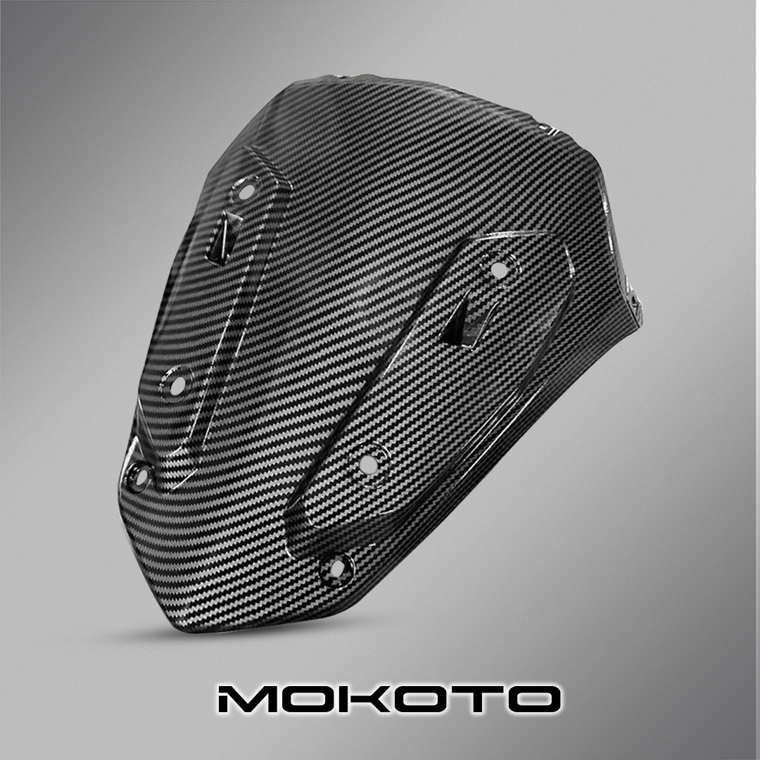 MOKOTO FRONT COWLING COVER CONSOLE REPLACEMENT  CARBON