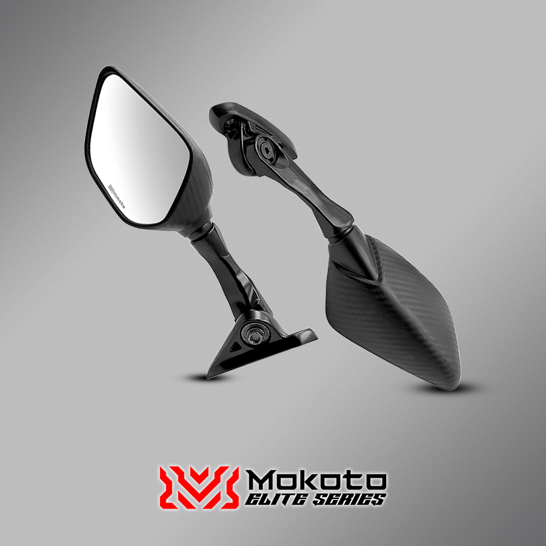 MOKOTO ELITE SERIES R25 NMAX LONG STEM / SHORT STEM SIDE MIRROR