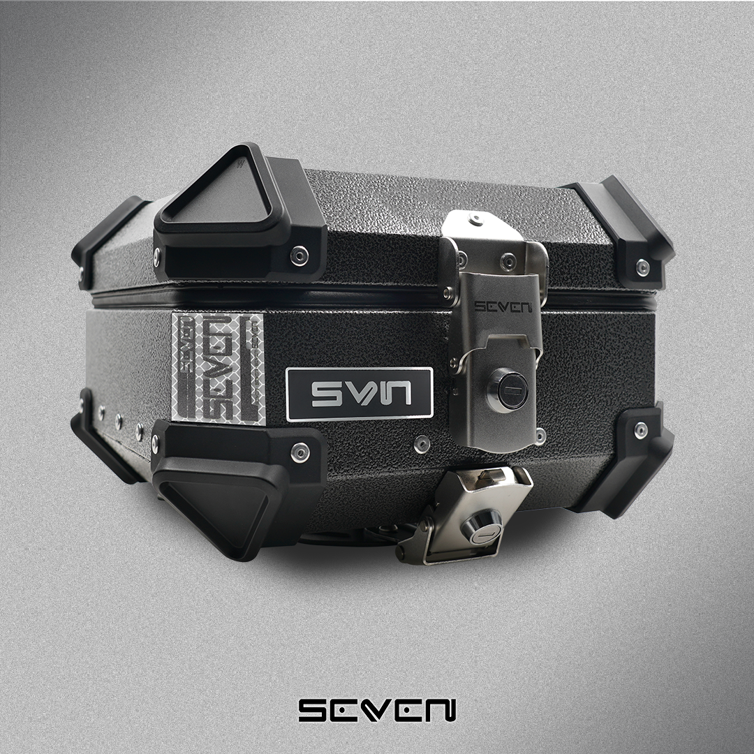 SEVEN 15L ALLOY ANTI-SCRATCH TOPBOX SINGLE LOCK / DOUBLE LOCK