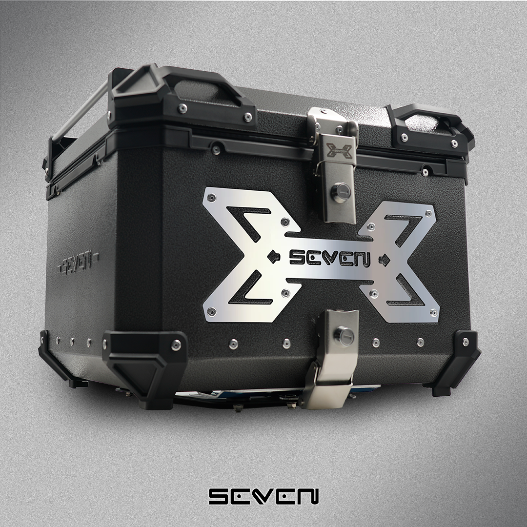 SEVEN 55 LITERS BUILT IN LED LIGHT & SPEAKER ALLOY TOPBOX