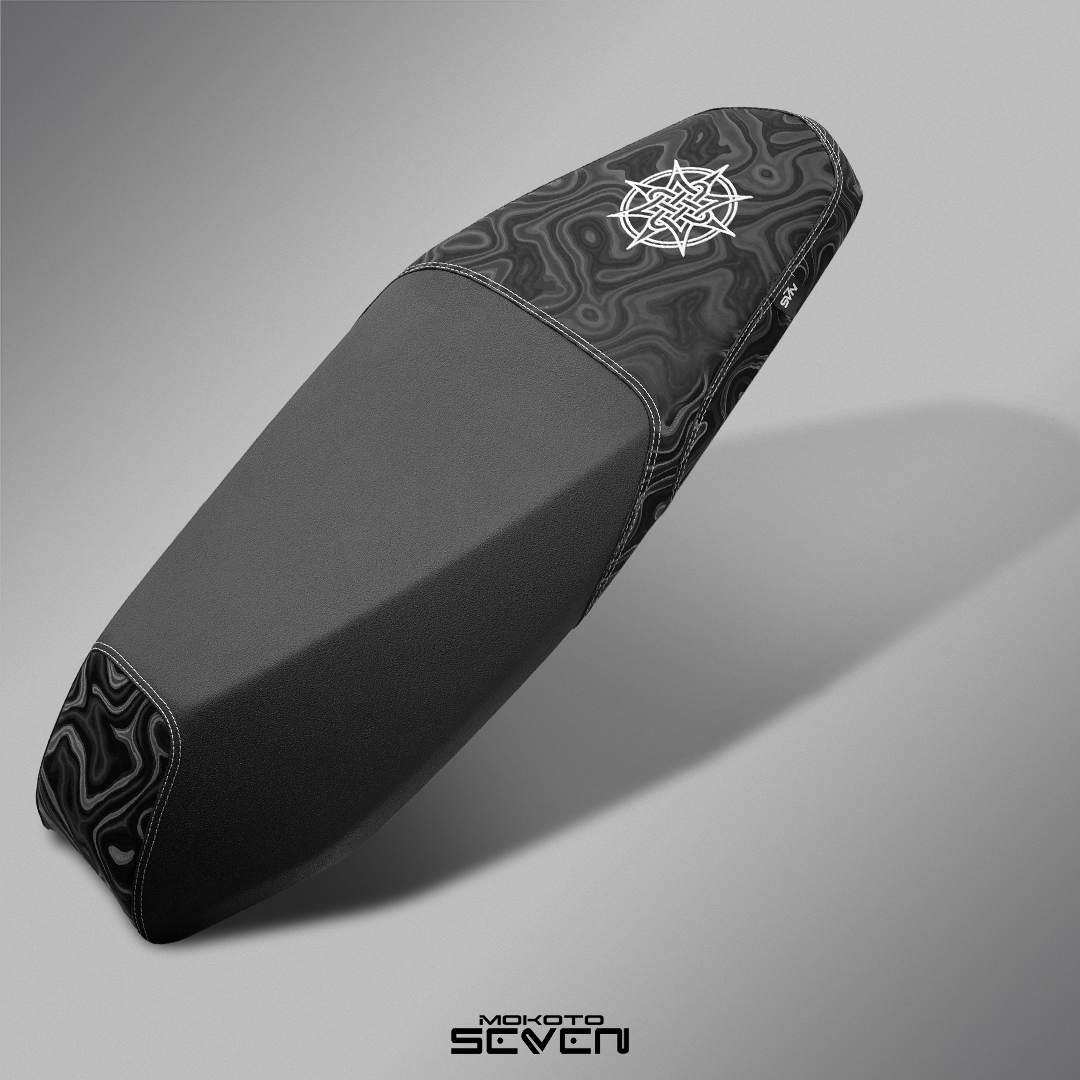 MOKOTO SEVEN 3D SMOKE DESIGN FLAT SEAT PCX 160 V1/V2