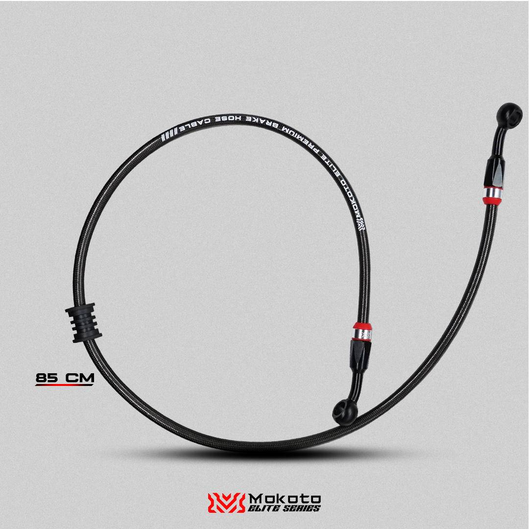 MOKOTO ELITE BRAKE HOSE STAINLESS STEEL DISC CALIPER HEAT RESISTANT HOSE