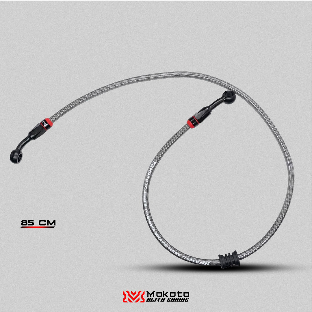 MOKOTO ELITE BRAKE HOSE STAINLESS STEEL DISC CALIPER HEAT RESISTANT HOSE
