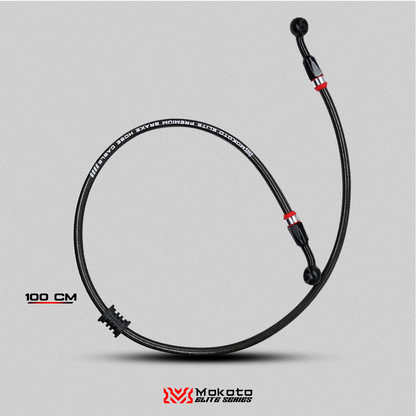 MOKOTO ELITE BRAKE HOSE STAINLESS STEEL DISC CALIPER HEAT RESISTANT HOSE