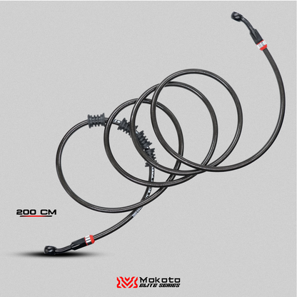 MOKOTO ELITE BRAKE HOSE STAINLESS STEEL DISC CALIPER HEAT RESISTANT HOSE