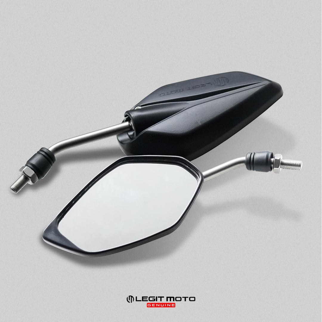 LEGITMOTO SIDE MIRROR SHORT STEM STAINLESS 304