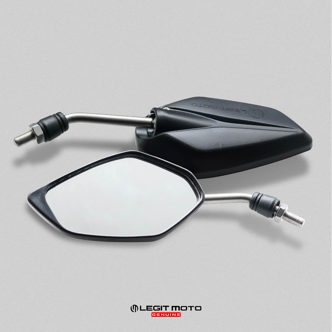 LEGITMOTO SIDE MIRROR SHORT STEM STAINLESS 304