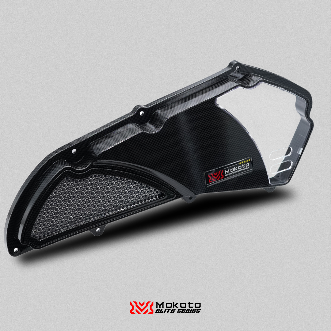 MOKOTO ELITE SLIM DESIGN AIR FILTER COVER WITH TRANSPARENT PCX-ADVCLICK 160
