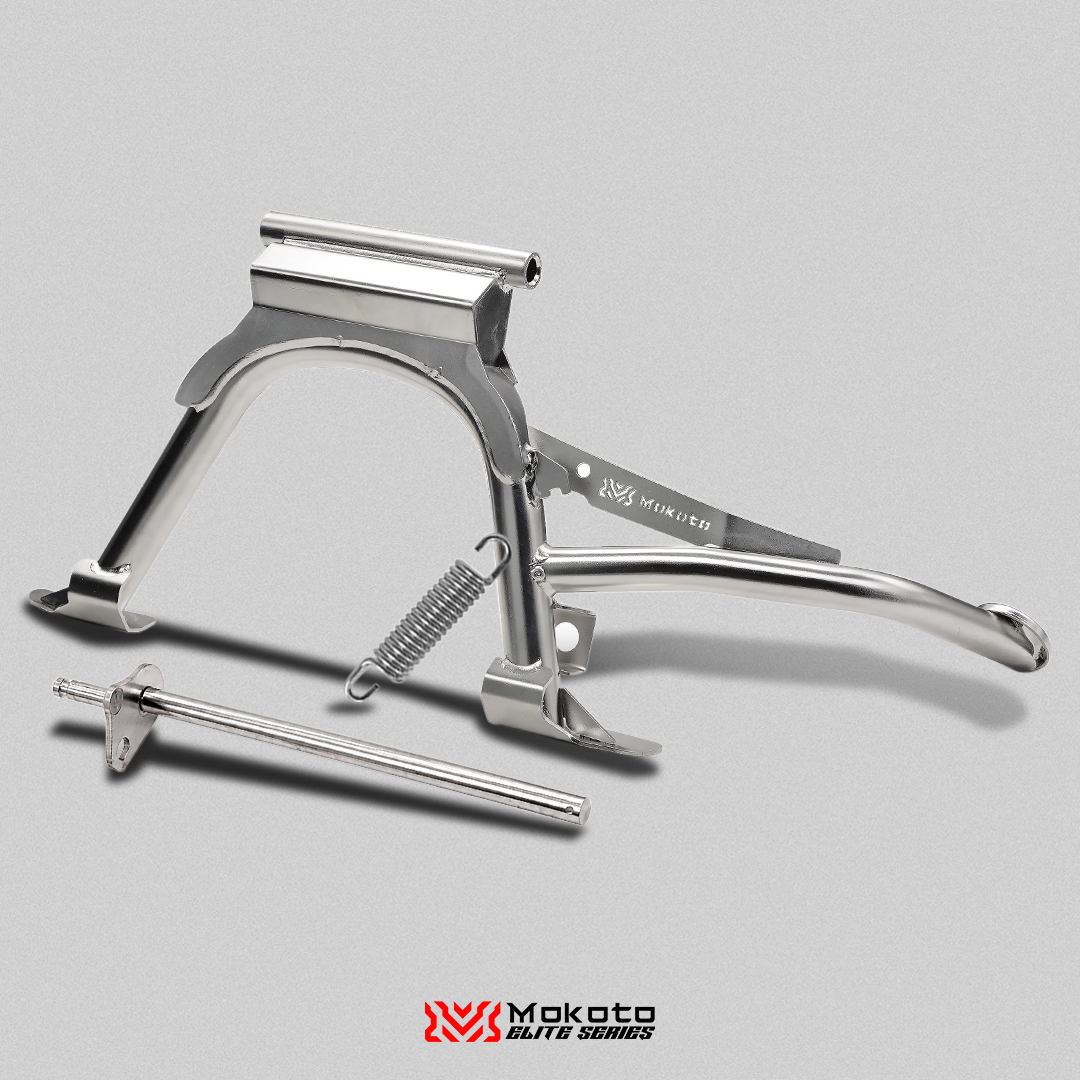 MOKOTO ELITE CENTER STAND STAINLESS 304 SAND BLAST FINISH