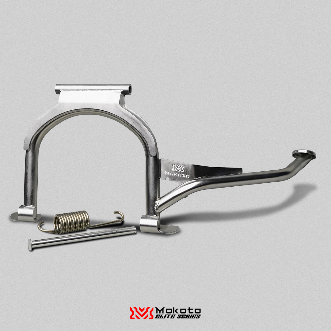 MOKOTO ELITE CENTER STAND STAINLESS 304 SAND BLAST FINISH