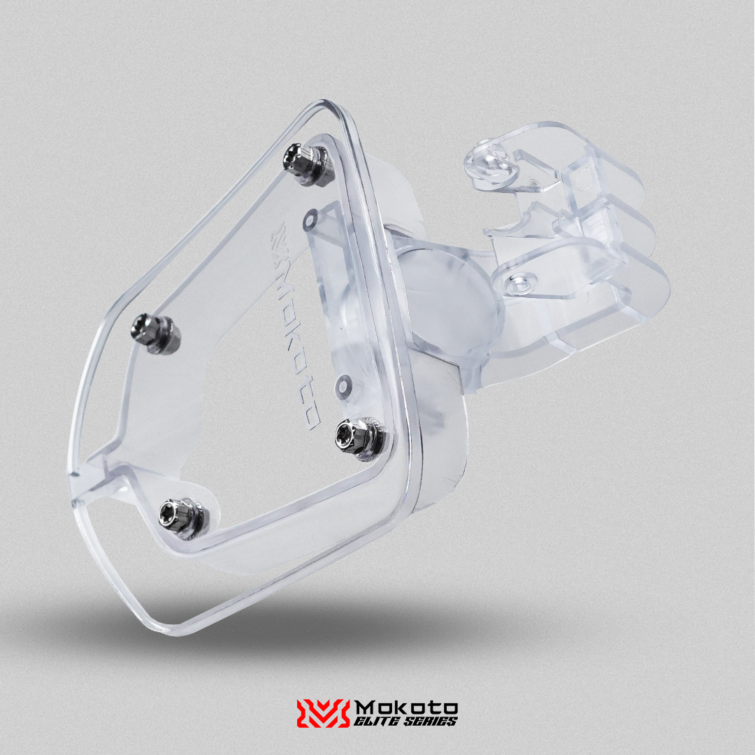 MOKOTO ELITE GAS TANK COVER FOR PCX 160 V2 2025 UP ROADSYNC TRANSPARENT