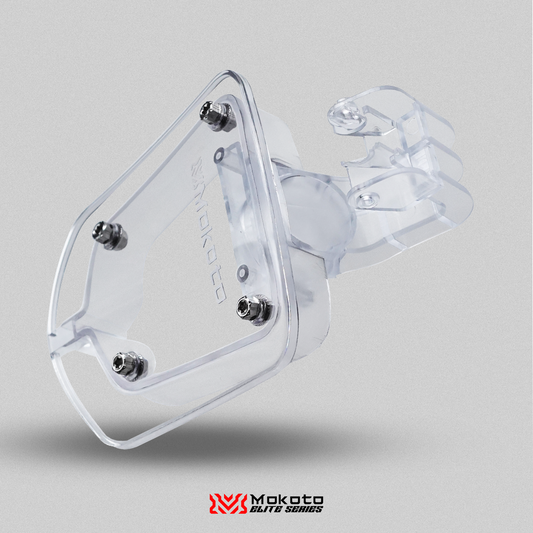 MOKOTO ELITE GAS TANK COVER FOR PCX 160 V2 2025 UP ROADSYNC TRANSPARENT