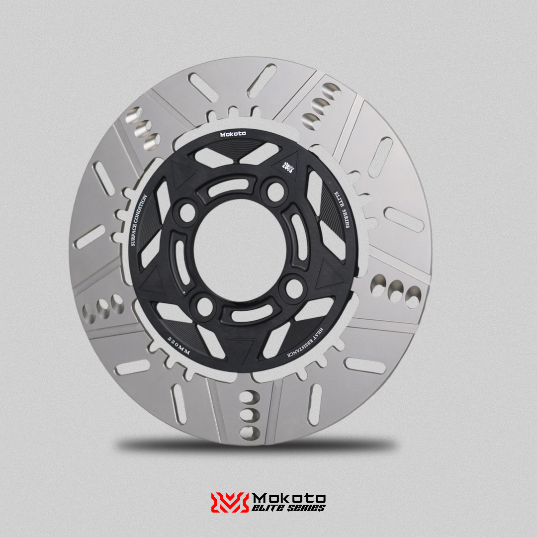 MOKOTO ELITE ASTRA FRONT FLOATING DISC 220MM 5HOLES/ 4HOLES FOR CLICK V2