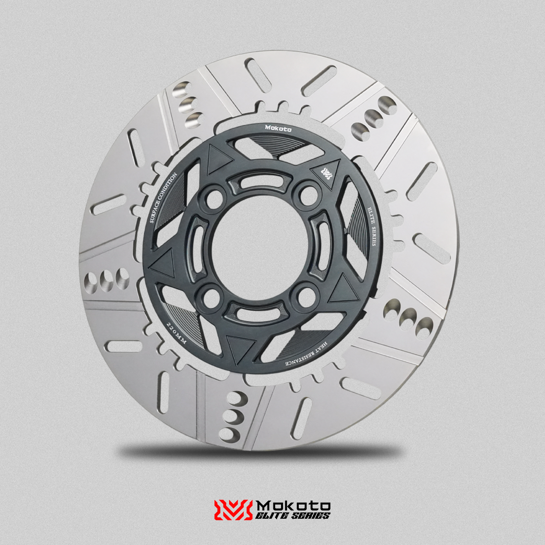 MOKOTO ELITE ASTRA FRONT FLOATING DISC 220MM 5HOLES/ 4HOLES FOR CLICK V2