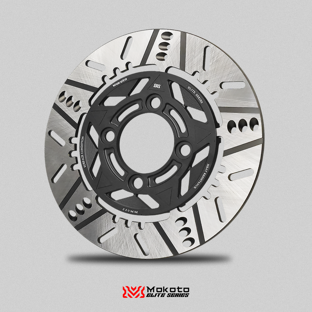 MOKOTO ELITE ASTRA FRONT FLOATING DISC 220MM 5HOLES/ 4HOLES FOR CLICK V2