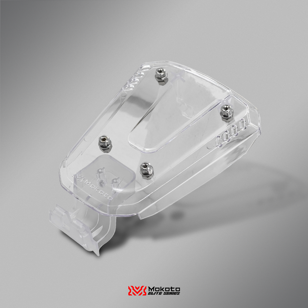 OKOTO ELITE AEROX V3 STANDARD / TURBO FUEL TANK COVER CLEAR
