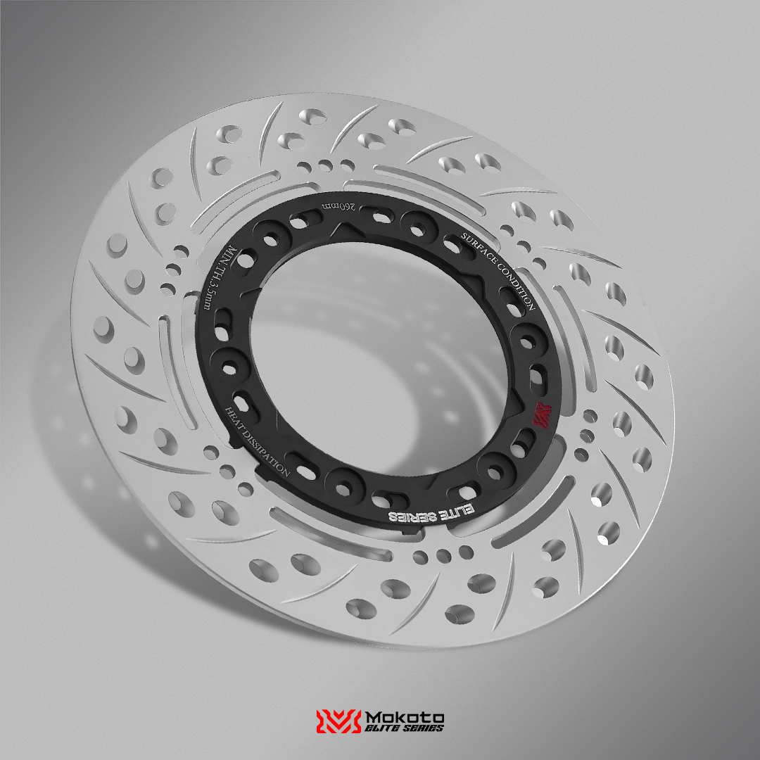 MOKOTO ELITE FLOATING FRONT DISC A7075 ALUMINUM ALLOY