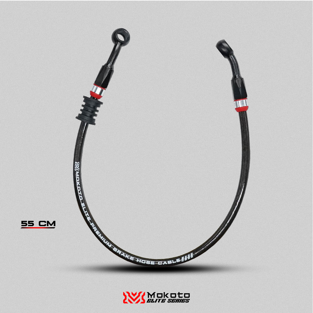 MOKOTO ELITE BRAKE HOSE STAINLESS STEEL DISC CALIPER HEAT RESISTANT HOSE