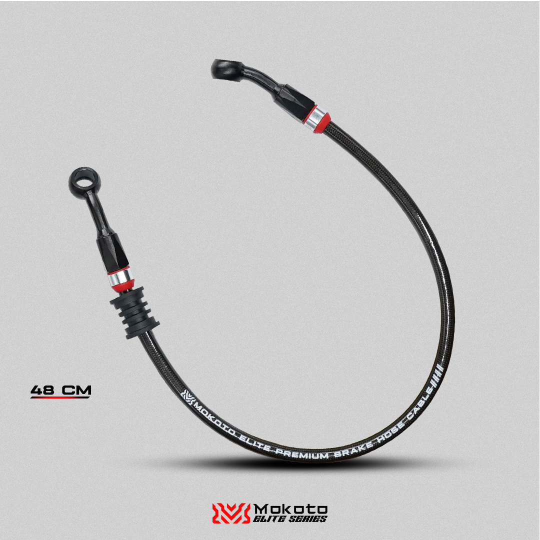 MOKOTO ELITE BRAKE HOSE STAINLESS STEEL DISC CALIPER HEAT RESISTANT HOSE