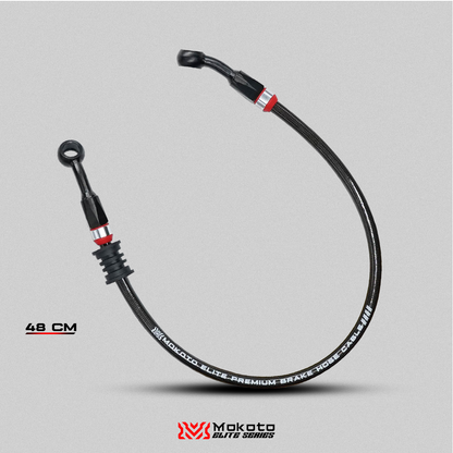 MOKOTO ELITE BRAKE HOSE STAINLESS STEEL DISC CALIPER HEAT RESISTANT HOSE