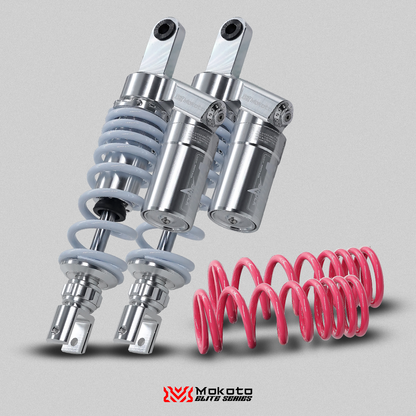 MOKOTO ELITE VITRUM SHOCK ABSORBER WITH EXTRA SPRINGS FULLY ADJUSTABLE