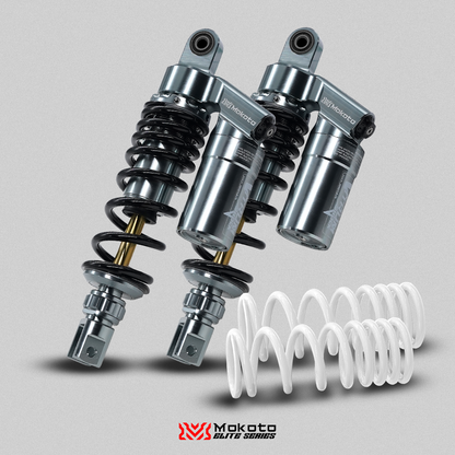 MOKOTO ELITE VITRUM SHOCK ABSORBER WITH EXTRA SPRINGS FULLY ADJUSTABLE