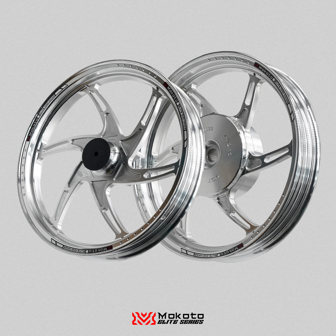MOKOTO ELITE SPEC R1 SPORTS RIM MAGS 5 HOLES 6 SPOKES