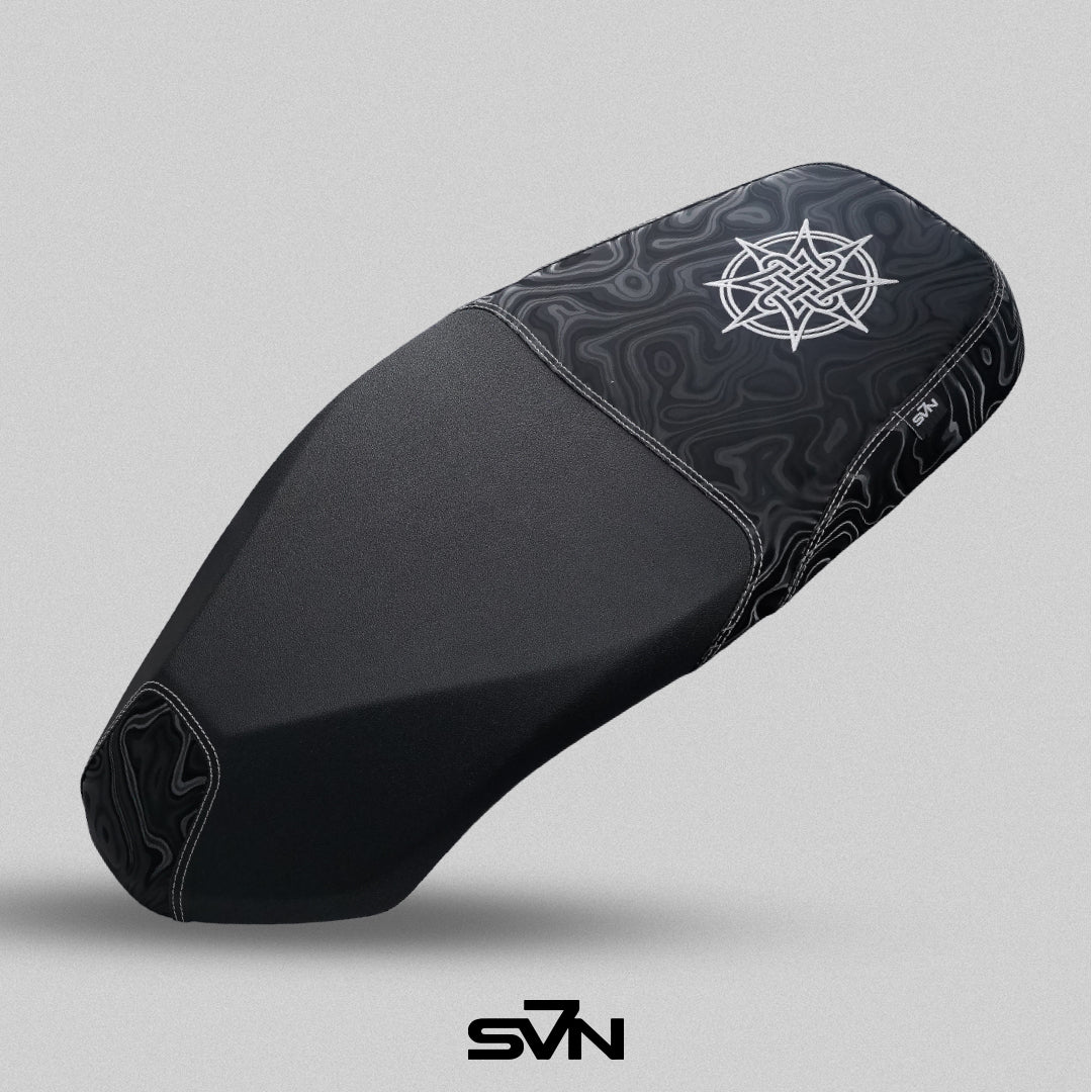 SEVEN GIORNO 125 3D SMOKE DESIGN FLAT SEAT