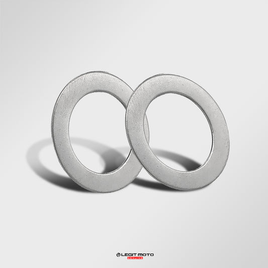 LEGITMOTO PULLEY WASHER CHROME 1MM