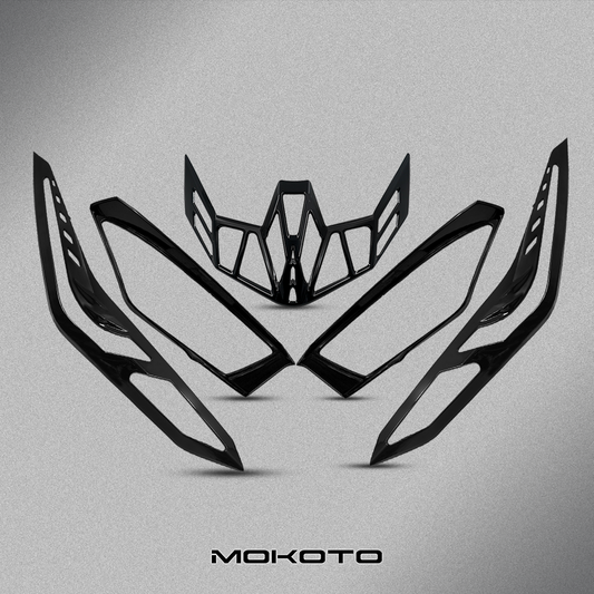 MOKOTO GARNISH COVER SET CARBON 3 IN 1 CLICK V3