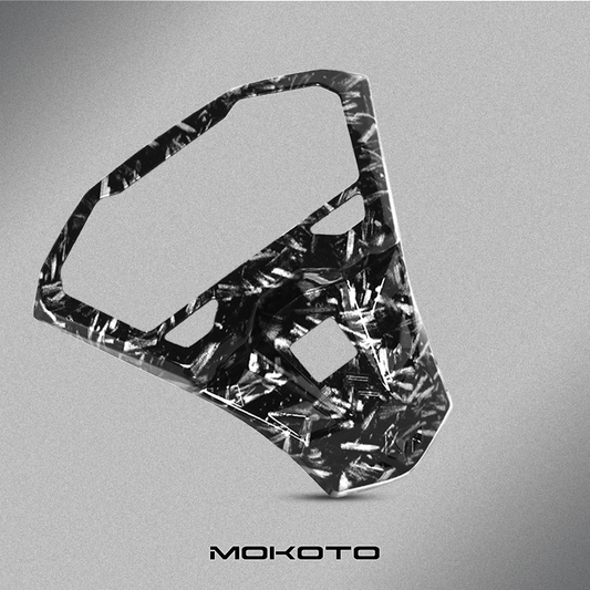 MOKOTO GAUGE PANEL PROTECTOR COVER CLICK V2 FORGED CARBON