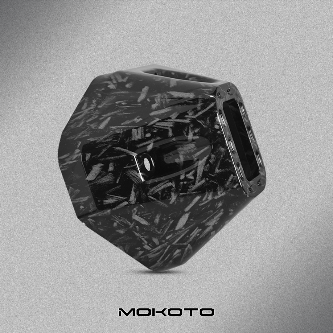 MOKOTO MUFFLER TIP COVER CLICK 150 FORGED CARBON