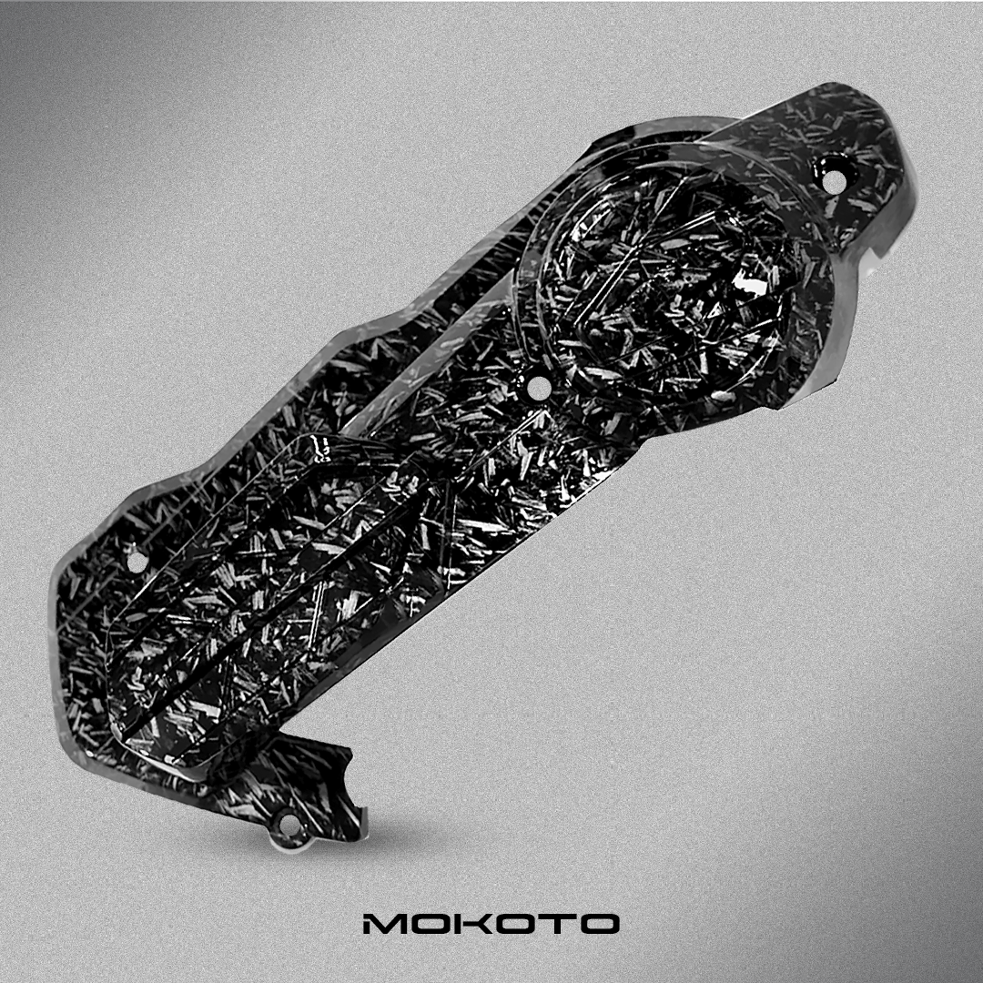MOKOTO NMAX V2 CRANK CASE COVER FORGED CARBON