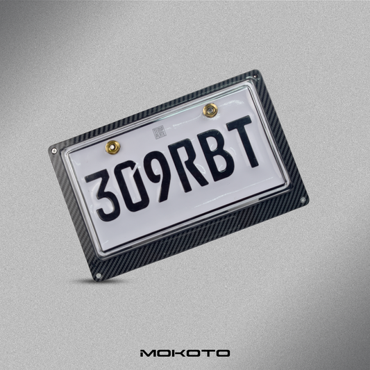 MOKOTO MOTORCYCLE LICENSE PLATE FRAME COVER