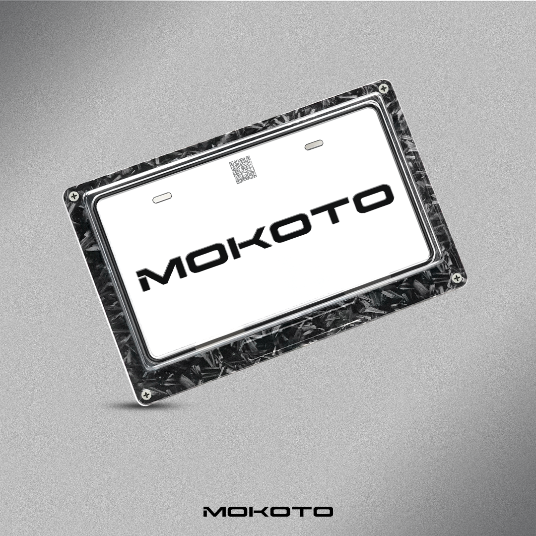 MOKOTO MOTORCYCLE LICENSE PLATE FRAME COVER